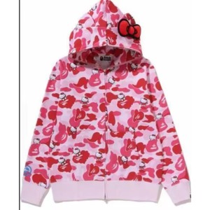 Sudadera con capucha Bapaes 2026 con cremallera completa 1.1 de alta calidad, sudadera con capucha Bath Ape Y2k Shark con cremallera para hombre, sudadera 100% algodón para mujer, ropa urbana unisex - Product Image 2