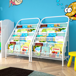 Giá Đựng Đồ Chơi Trẻ Em Bằng Kim Loại Thiết Kế Mới Tủ Sách Tự Đựng Sách Cho Trẻ Em - Product Image 2