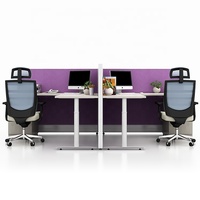 Offre Spéciale bureau moderne en forme de t double face 1.2m cloison de poste de travail de bureau