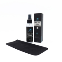 Kit de nettoyage de lentilles anti-buée 30ml 60ml pour lunettes, chiffon et nettoyant optique