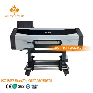 Stampante DTF UV 3D Multifunzione NEWIN 60cm 3 Testine Completamente Automatica I3200-U1 I1600-U1 <span class=keywords><strong>CMYK</strong></span>+W 5 <span class=keywords><strong>in</strong></span> 1 - Product Image 1