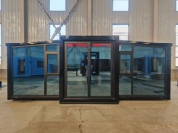 Maison pliable isolée et extensible, résistante au vent, préfabriquée pour le camping en plein air