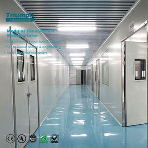 Sala Limpia Modular para Laboratorio o Fábrica, Sala Limpia Libre de Polvo, Nivel <span class=keywords><strong>ISO</strong></span> 5-8, Sala Limpia Prefabricada - Product Image 1