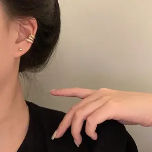 2022 Mode Kristall ohne Piercing Ohrclip Gefälschte Knorpel Ohr manschette Ohrringe für Frauen Schmuck