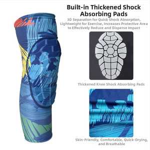 Protège-coudes et genouillères pour jeunes, manchons de compression à thème spatial, équipement de protection pour garçons et filles, football, basketball, lutte - Product Image 5