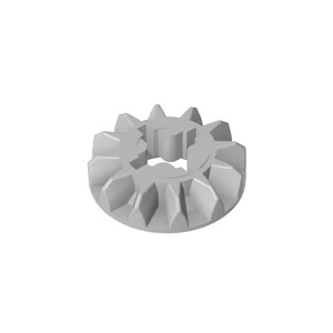 Bevel Gear <b>12</b> Tooth 12mm Outer Diameter Compatible With 6589 Building Blocks Technical Parts Apricot Yellow - Product Image 3