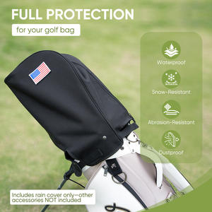 Housse de protection imperméable pour sac de golf, housse de protection contre la pluie pour sac de golf toutes saisons, protection de la tête des clubs pour golfeurs - Product Image 6