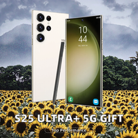 Cadeau du Nouvel An 2025, Smartphone Ultra+ 5G, design pliable, charge rapide, clavier QWERTY, grande batterie - 108MP, français, espagnol, CDMA Mobile