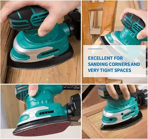 84-Piece Mouse Detail Sander Sandpaper Sanding Pads 40-320 Grit Abrasive Tools For Smooth Finish