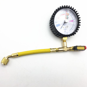 काम के दबाव गेज के साथ 800psi पीला R12 R134a एसी सर्द पुनर्भरण नली - Product Image 1
