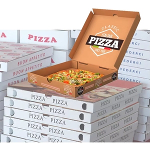 Set Personalizzati di Scatole Bianche per Snack, Patatine Fritte, Ali di Pollo da Asporto, Confezioni per Fast Food all'Ingrosso, Scatole in Carta Kraft per <span class=keywords><strong>Pizza</strong></span> <span class=keywords><strong>e</strong></span> Hamburger - Product Image 3