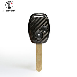 Funda Protectora de Fibra de Carbono para Llave de 2 Botones Compatible con <span class=keywords><strong>Honda</strong></span> CR-V Odyssey Pilot - Product Image 3