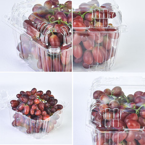 Boîte d'emballage transparente en plastique PET pour fruits frais <span class=keywords><strong>Lesui</strong></span> Wholesale, plateau d'emballage pour fraises - Product Image 6