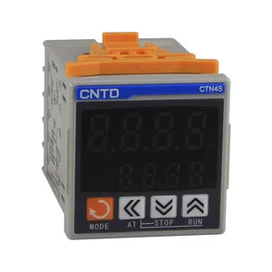 CNTD High Speed Sampling Dual Digital Display (PV / SV) Temperature Controller CTN4S 100-240VAC, 50HZ 9999 (4 Digit)