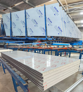 Sandwich panel dây chuyền sản xuất tường/mái lạnh phòng ngủ Bảng điều chỉnh cách nhiệt làm cho dòng máy - Product Image 3