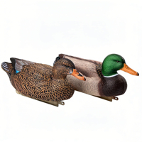 Leurre de canard mallard réaliste 3D en relief, flottant, en EVA épais, étanche, pour la pêche en lac et la chasse aux oiseaux sauvages en extérieur
