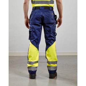 BLAKLADER - 152918608933D96 Pantalón Hi-Vis Azul marino/Amarillo-EAN 7330509288030 ROPA DE TRABAJO DE 2017 - Product Image 3