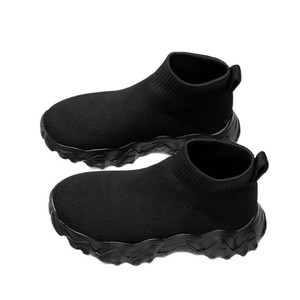 Spring Mesh Knit Sporty Sneakers Round <b>Toe</b> EVA Sole Breathable Lightweight Casual <b>Socks</b> Shoes <b>For</b> Kids Men Women - Product Image 5