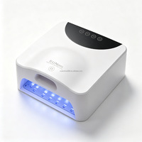Lampe UV LED sans fil rechargeable pour ongles, grande ouverture pour le pouce, base magnétique, séchoir à gel pour manucure et pédicure en salon