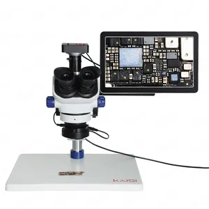 Trinocular Stereo Microscope Phone Repair Kaisi TX-350E Microscope 7-50X Continuous Zooming