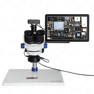 삼안 입체 현미경 휴대폰 수리용 카이시 TX-350E 현미경 7-50배 연속 줌 - Product Image 3