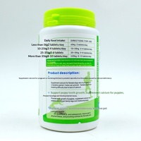 Comprimés de calcium pour animaux de compagnie SilibiTi, nouvelle formule pour chiens et chats, équilibre le métabolisme et renforce l'immunité, 160 g
