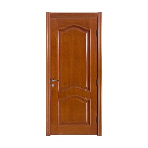 Design semplice della <span class=keywords><strong>porta</strong></span> con superficie rifinita interna a <span class=keywords><strong>due</strong></span> pannelli curva in legno di Sapele - Product Image 1