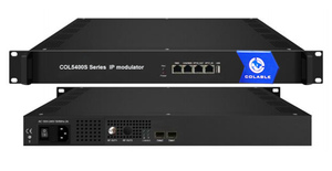 IP điều biến UDP/RTP/RTSP/HLS/HTTP/SRT để <span class=keywords><strong>DVB</strong></span>-<span class=keywords><strong>C</strong></span> <span class=keywords><strong>QAM</strong></span> Scrambler CAS <span class=keywords><strong>DVB</strong></span>-T ISDB-T ATSC điều biến 8 /16/ 32/ 48 RF đầu ra col5400s - Product Image 2