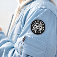 Patch PVC 3D personnalisé, logo de club urbain créatif, pour vêtements et accessoires de style de vie