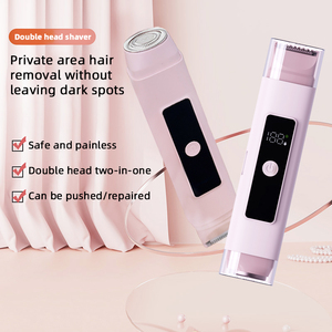 Da donna 2 in 1 doppio testa Bikini Trimmer IPX6 impermeabile a umido e asciutto uso corpo rasoio elettrico per la cura personale del viso apparecchi di bellezza - Product Image 2