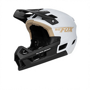 Casque intégral BATFOX pour adultes, vélo de montagne, cross-country, protection de la tête, respirant, résistant aux chocs, avec visière - Product Image 4