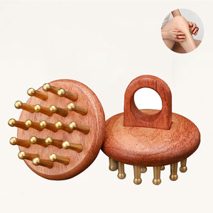 Massager 2024 Therapy <strong>Device</strong> for Shoulder <strong>Back</strong> Knee for Beauty Wooden Gua Sha <strong>Massage</strong> Brush - Product Image 3