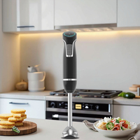 Mixeur plongeant à prix d'usine, moteur 100 % cuivre pur, 5 vitesses et plus, nettoyage facile, lame en acier inoxydable pour usage domestique