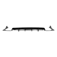 Diffuseur de pare-chocs arrière en ABS noir brillant et motif carbone, pièces de modification compatibles avec Audi A7 2015 à 2017