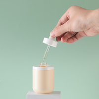 Flacon compte-gouttes en verre dégradé de luxe 30/60/100ml, flacon vide pour sérum, huile essentielle, étiquette personnalisée, emballage cosmétique pour soins de la peau