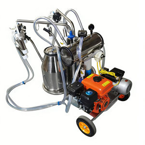 เครื่องรีดนมวัวไฟฟ้า สภาพใหม่ พร้อมปั๊มสุญญากาศอัตโนมัติ ประกอบด้วยมอเตอร์ อะไหล่สำรอง ใช้ในฟาร์ม แรงดันไฟฟ้า 110V/220V - Product Image 1