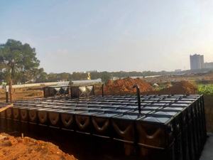 خزان تخزين خزان مياه تحت الأرض كبير مستطيل كبير لمياه الأمطار GSC BDF خزان مياه وحدات - Product Image 5