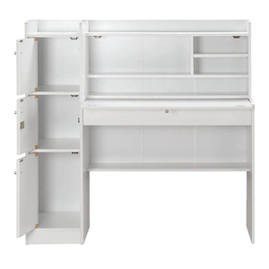 Hiện đại di động kiểu dáng đẹp thiết kế bằng gỗ thường vụ bàn hutch nhà nghiên cứu nội thất văn phòng bao gồm máy tính bảng - Product Image 1