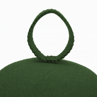 Chapeau de bain en feutre de laine mérinos 100 % naturelle, écologique, réutilisable, doux, motif dessin animé, pour spa et sauna, épaisseur 3 mm, pour adulte, prix de gros