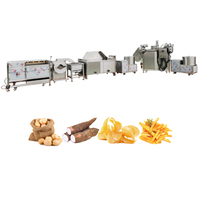 Frites frites semi-automatiques à petite échelle faisant la machine chaîne de production de frites frites faisant la machine