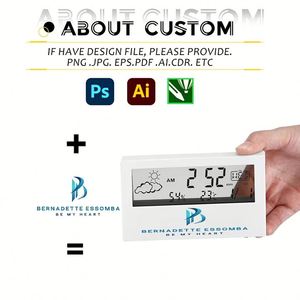 Nouvelle horloge de chevet multifonctionnelle avec veilleuse numérique intelligente, cadeau pour enfants avec logo personnalisé - Product Image 2