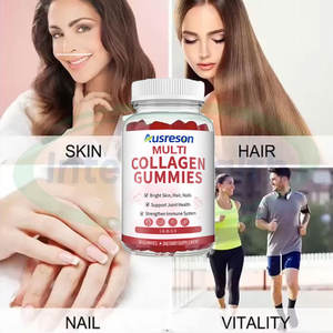 Gomitas de Colágeno Complejo Halal Ausreson, Blanqueadoras, I, II, III, IV, V, X, Suplemento para Cabello, Piel y Uñas, Gomitas Multicolágeno - Product Image 2