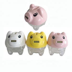 กระปุกออมสินรูปหมูพลาสติกใส - Product Image 4
