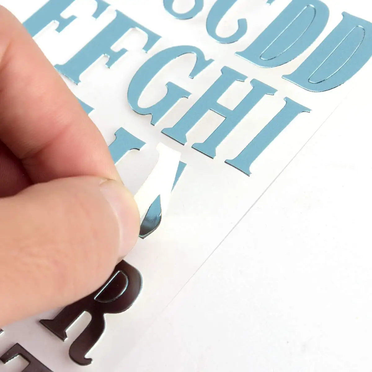 Brief Aufkleber-Bunte Alphabet Aufkleber Selbst klebende Vinyl Brief Aufkleber für DIY Scrap booking Geschenke Box Card Craft