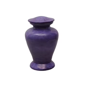 Urna Funeraria de Aluminio con Acabado Mate Indio, Tamaño Mediano, Niquelada, para Cenizas de Adultos, Recipiente Conmemorativo - Product Image 3