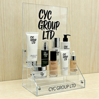 Présentoirs en acrylique multicouches transparents à 3 niveaux pour parfums, maquillage et cosmétiques – Vente en gros directe usine