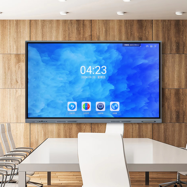 KER 65 75 86 100 110 Inch Digital Classroom Interact Display Touch Screen Flat Panel Interactive Whiteboard Smart Board
