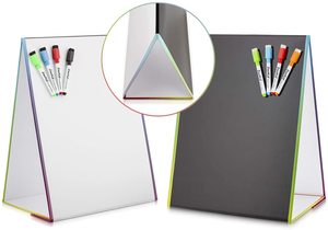 Custom Double Sided Foldable Dry Erasable Desktop <strong>Whiteboard</strong> Tabletop Magnetic Dry Erase <strong>Whiteboard</strong> <strong>Whiteboard</strong> - Product Image 3