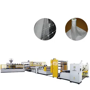 Jwell-línea de producción de película de fundición PVB, película adhesiva EVA POE, máquina de fabricación de película de plástico y goma