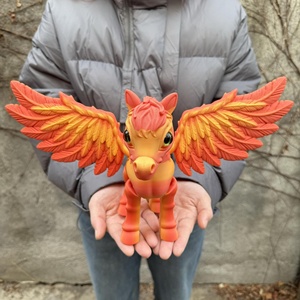 Figura de acción deformable de Pegaso, animal adorable, de descompresión, superventas, de fábrica, para impresión 3D, moderna, al por mayor - Product Image 1